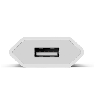 USB oplader - 1A - 5 W - Hvid