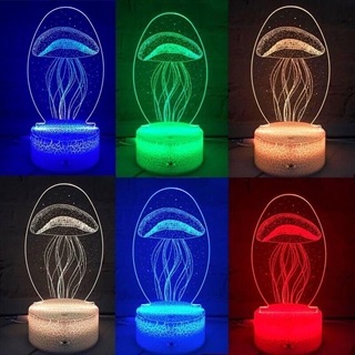 Vandmand 3D natlampe