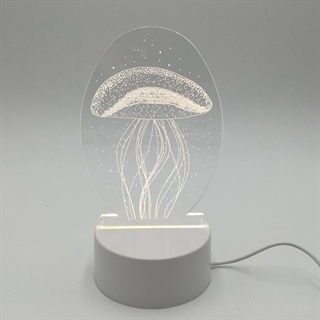 Vandmand 3D lampe