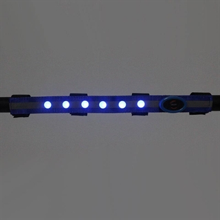 LED pandebånd med  blåt lys til din heste