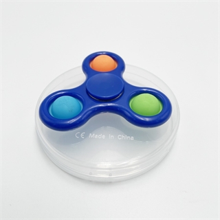 Fidget spinner med pop it – blå