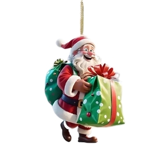  Juleophæng med julemand 