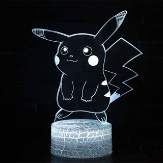 Pikachu 3D lampe-bordlampe